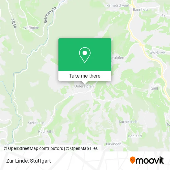 Zur Linde map