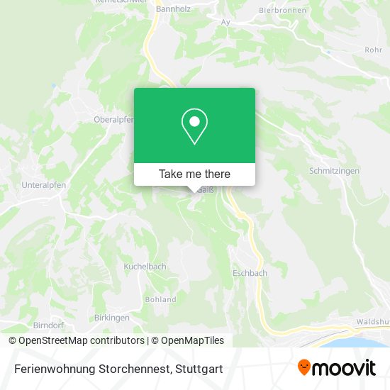 Ferienwohnung Storchennest map