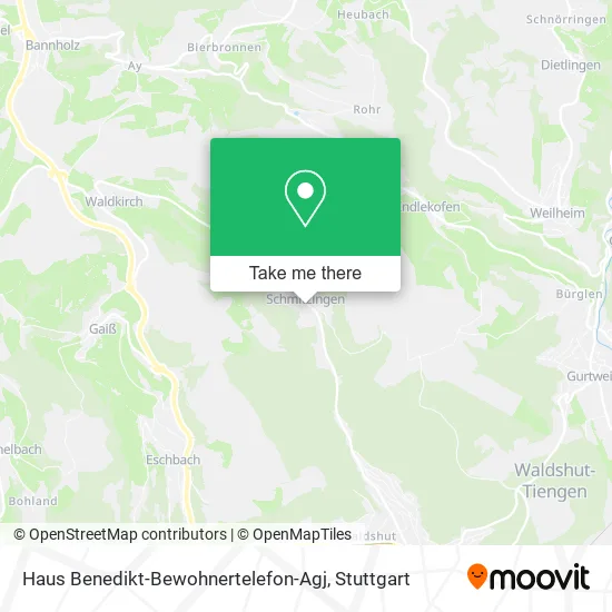 Карта Haus Benedikt-Bewohnertelefon-Agj