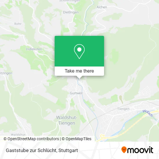 Карта Gaststube zur Schlücht