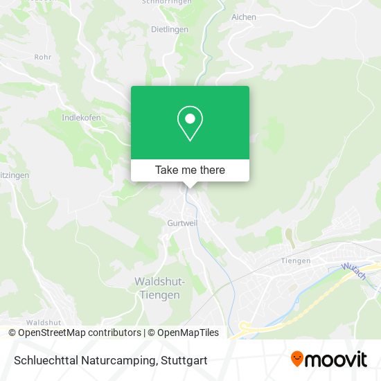 Schluechttal Naturcamping map