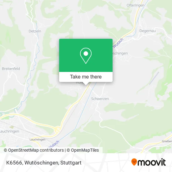 Карта K6566, Wutöschingen