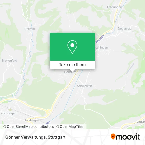 Карта Gönner Verwaltungs