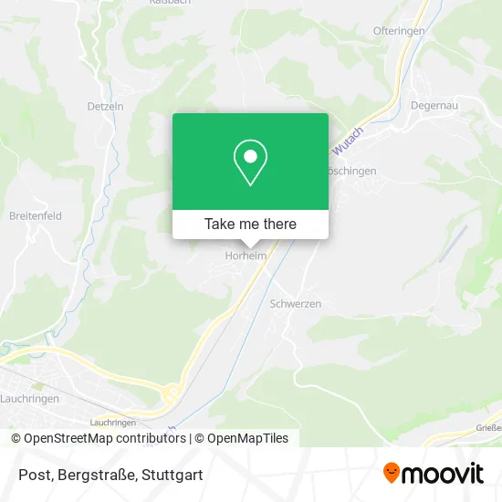 Карта Post, Bergstraße