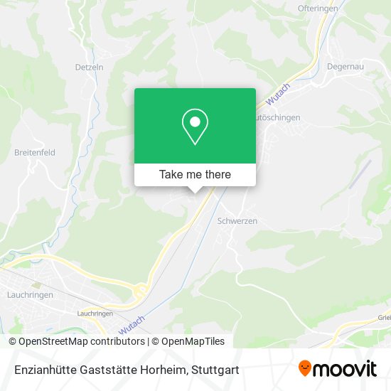 Enzianhütte Gaststätte Horheim map