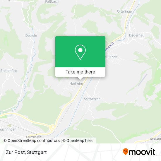 Карта Zur Post