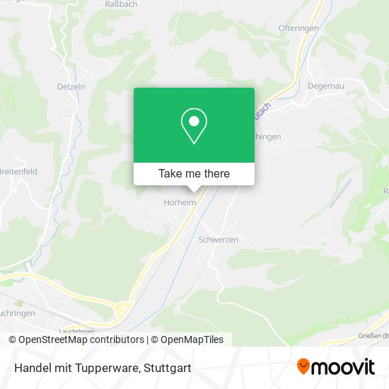 Handel mit Tupperware map