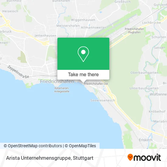 Карта Arista Unternehmensgruppe