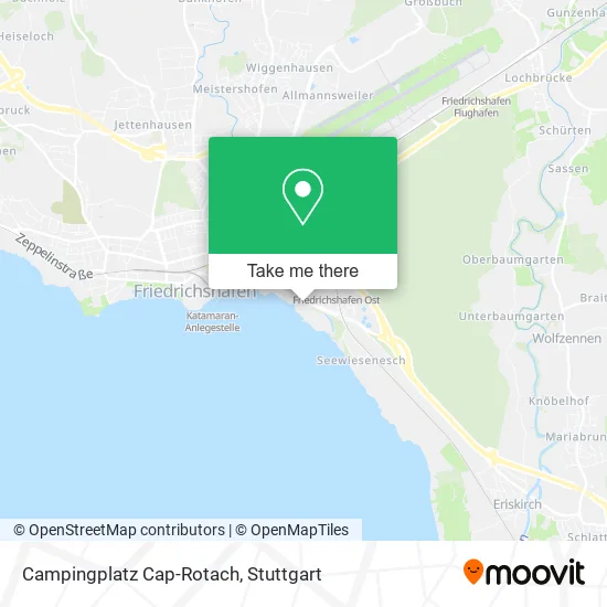 Карта Campingplatz Cap-Rotach