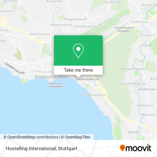 Карта Hostelling International