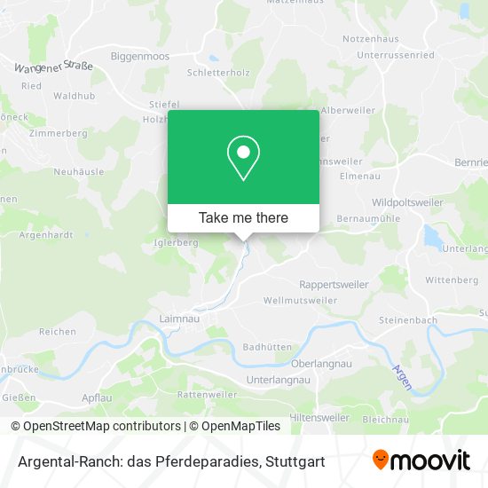 Argental-Ranch: das Pferdeparadies map