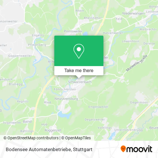 Карта Bodensee Automatenbetriebe
