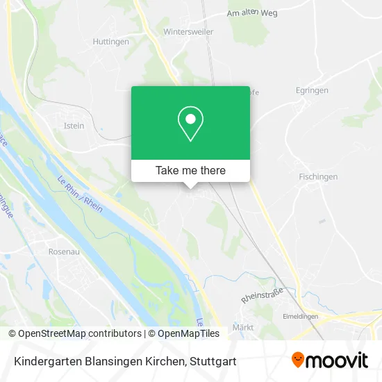 Карта Kindergarten Blansingen Kirchen
