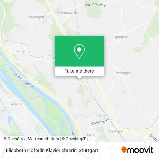 Карта Elisabeth Höferlin Klavierlehrerin