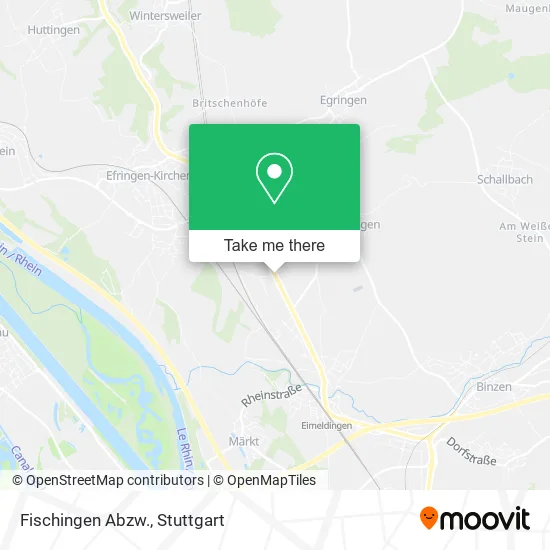 Карта Fischingen Abzw.
