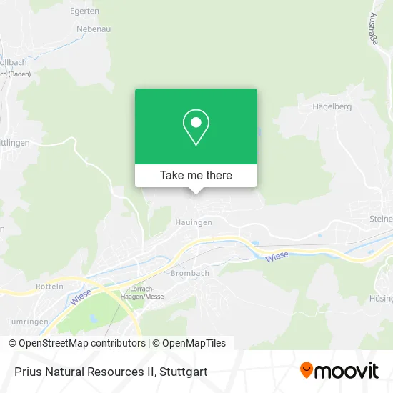 Карта Prius Natural Resources II