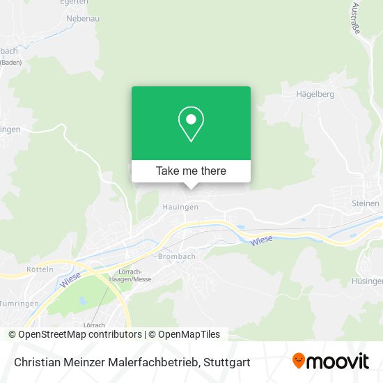 Карта Christian Meinzer Malerfachbetrieb