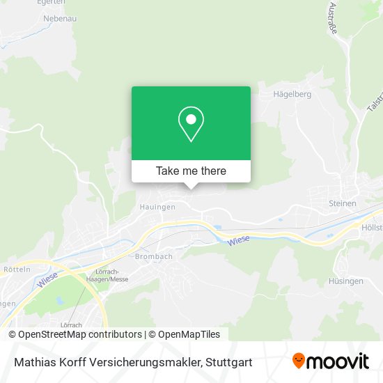 Карта Mathias Korff Versicherungsmakler