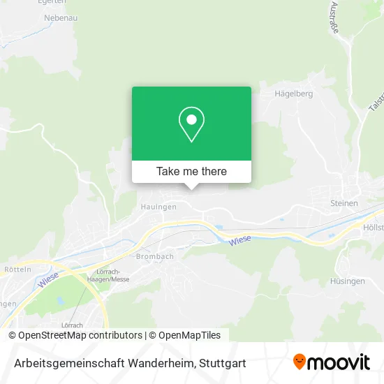 Карта Arbeitsgemeinschaft Wanderheim