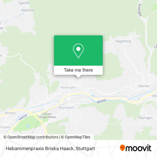 Hebammenpraxis Briska Haack map