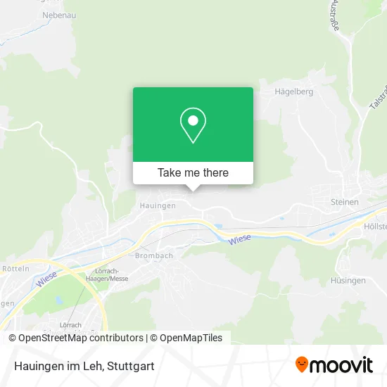 Карта Hauingen im Leh