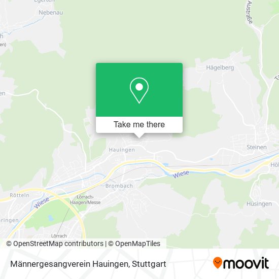 Männergesangverein Hauingen map