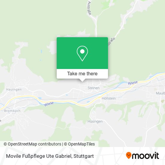 Карта Movile Fußpflege Ute Gabriel