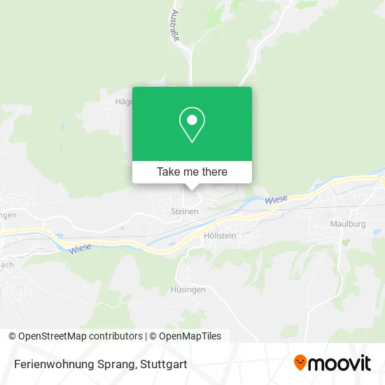 Карта Ferienwohnung Sprang