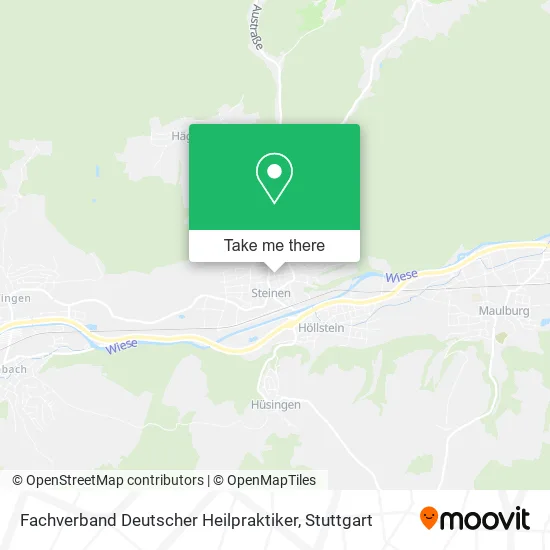 Карта Fachverband Deutscher Heilpraktiker