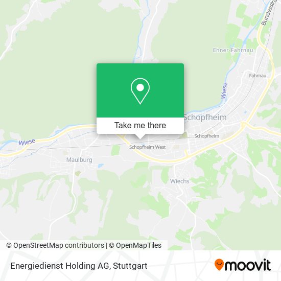Energiedienst Holding AG map