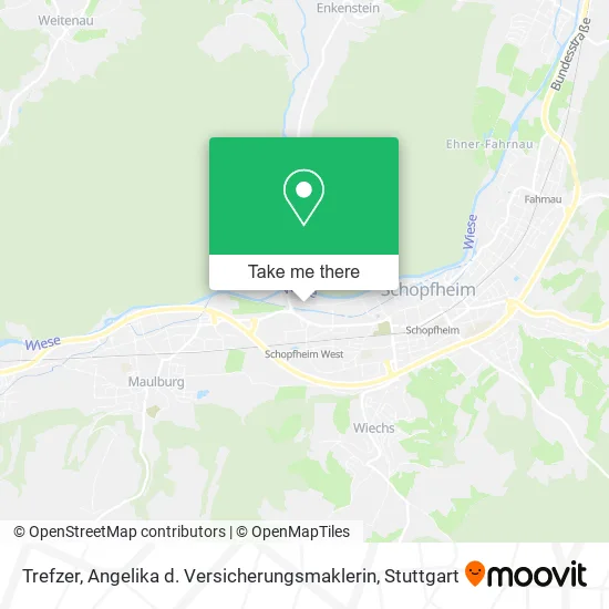 Карта Trefzer, Angelika d. Versicherungsmaklerin