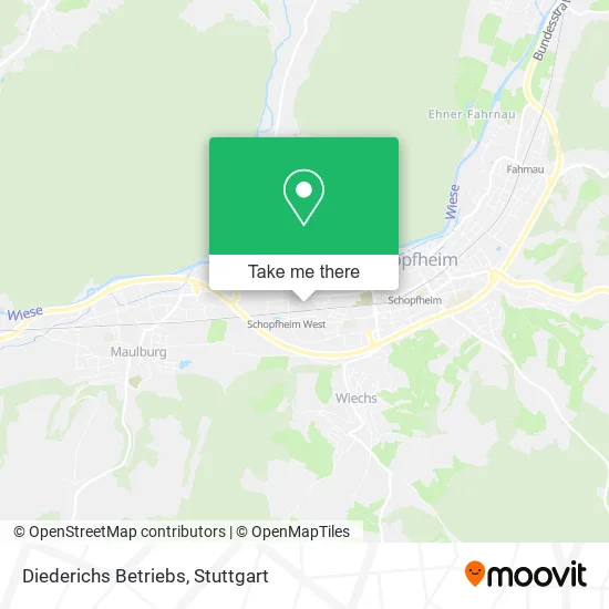 Карта Diederichs Betriebs