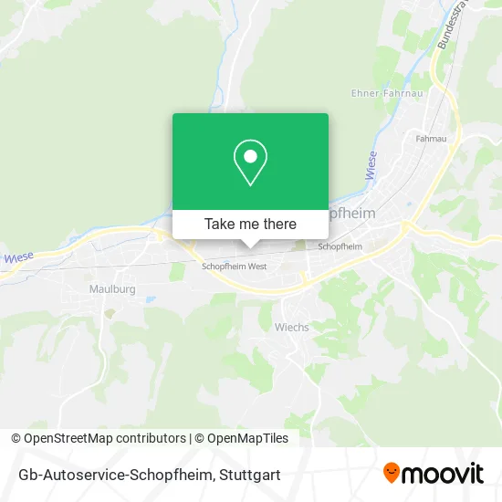 Карта Gb-Autoservice-Schopfheim