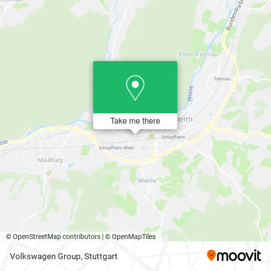 Карта Volkswagen Group