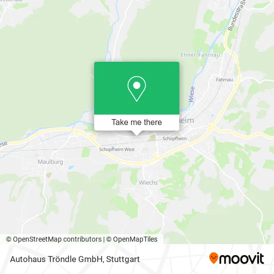 Карта Autohaus Tröndle GmbH