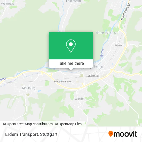 Карта Erdem Transport