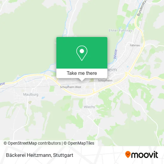 Карта Bäckerei Heitzmann