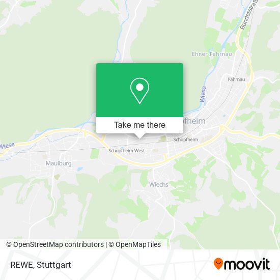 REWE map