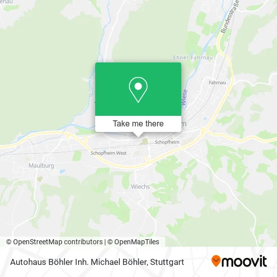 Карта Autohaus Böhler Inh. Michael Böhler