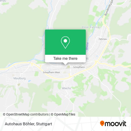 Autohaus Böhler map