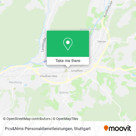 Карта Pcs&Nms Personaldienstleistungen