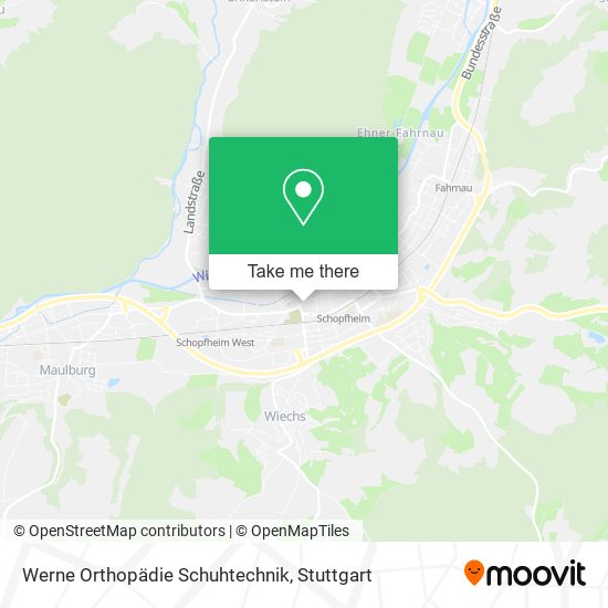 Werne Orthopädie Schuhtechnik map