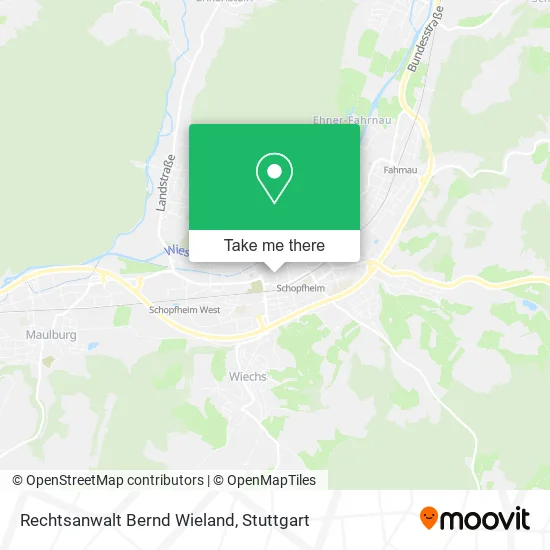 Карта Rechtsanwalt Bernd Wieland