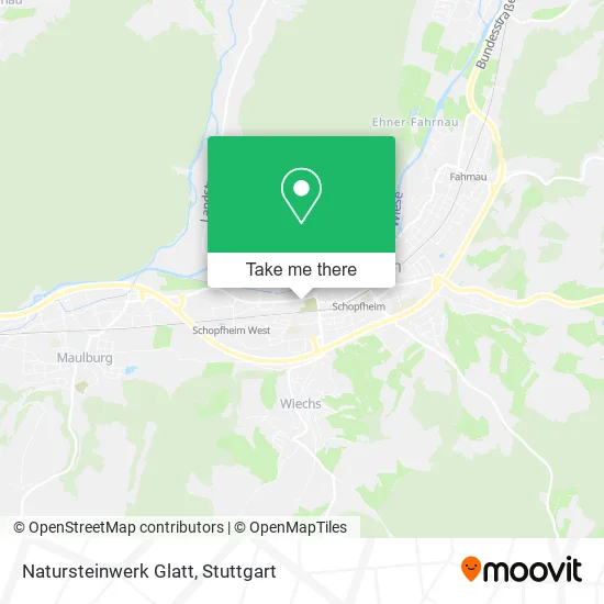 Карта Natursteinwerk Glatt