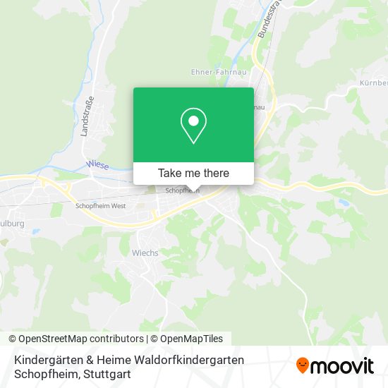 Kindergärten & Heime Waldorfkindergarten Schopfheim map