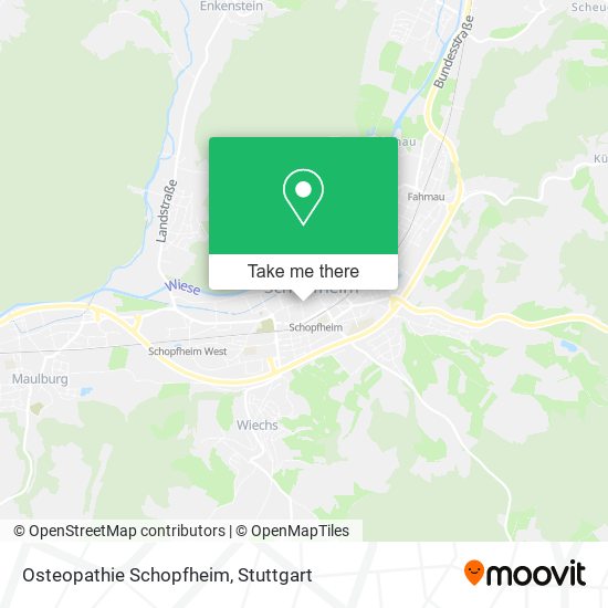 Osteopathie Schopfheim map