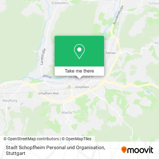 Карта Stadt Schopfheim Personal und Organisation
