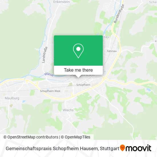Карта Gemeinschaftspraxis Schopfheim Hausem