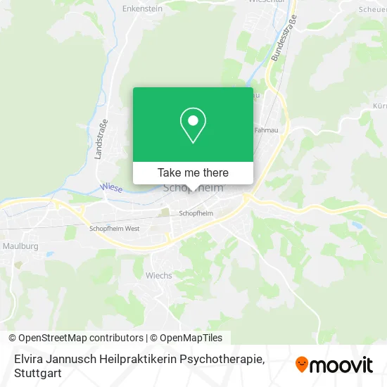 Карта Elvira Jannusch Heilpraktikerin Psychotherapie
