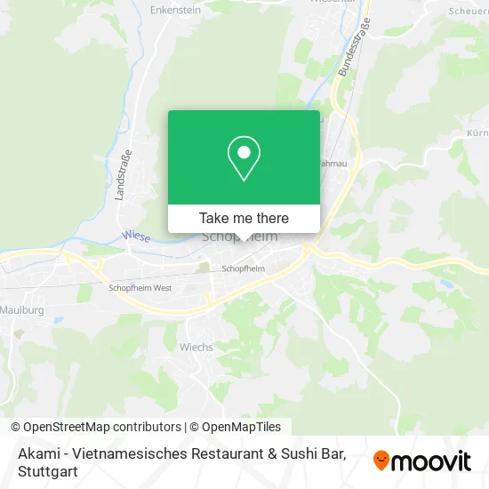 Карта Akami - Vietnamesisches Restaurant & Sushi Bar